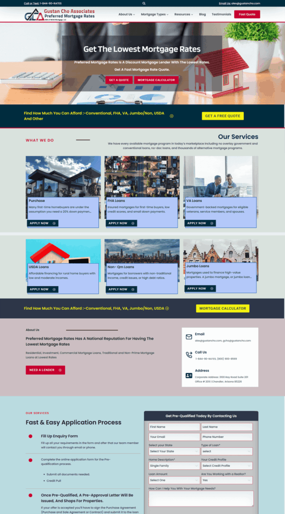 preferred mortgage rates